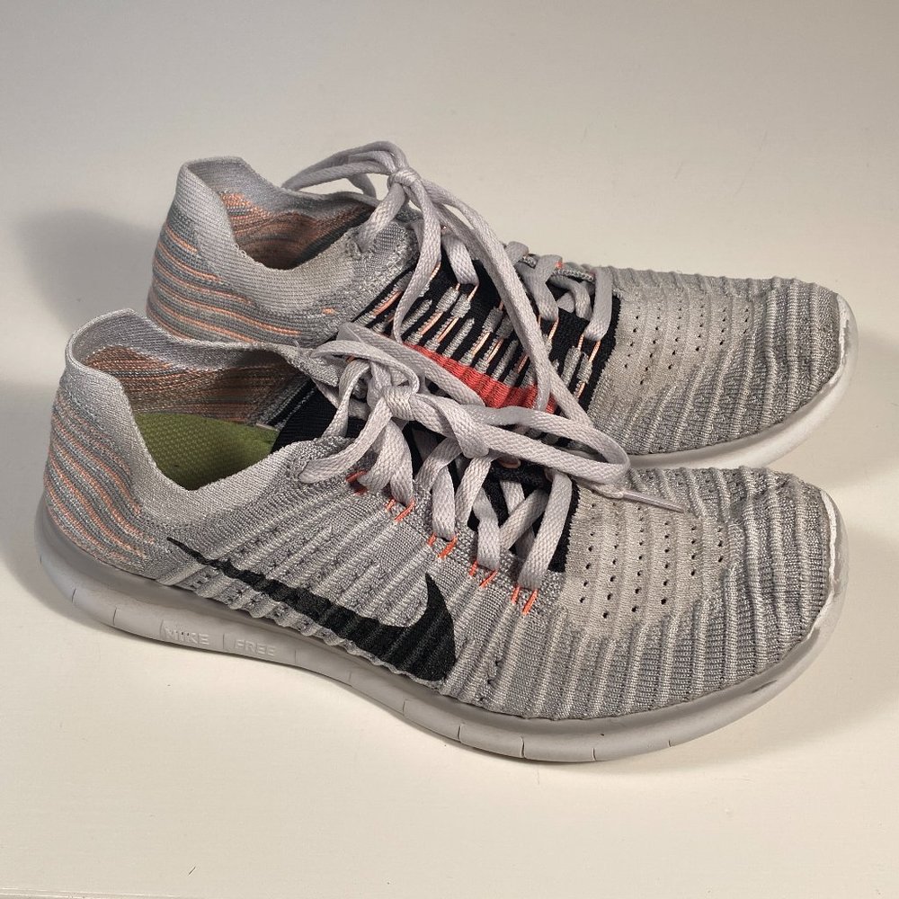 Nike Free RN Flyknit Running Shoes Women 8